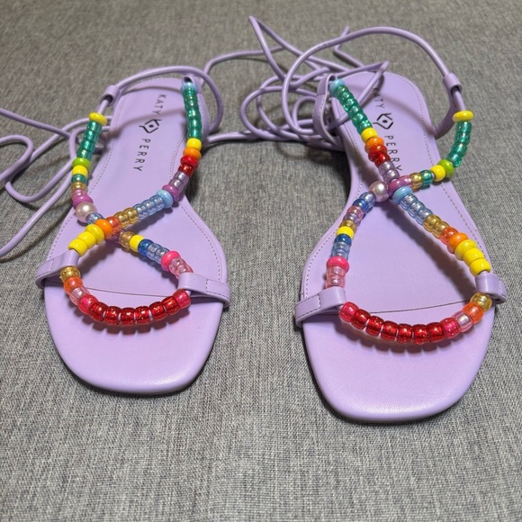 Katy Perry Women's The Halie Bead Sandal Flat, Size 9 - Picture 2 of 9